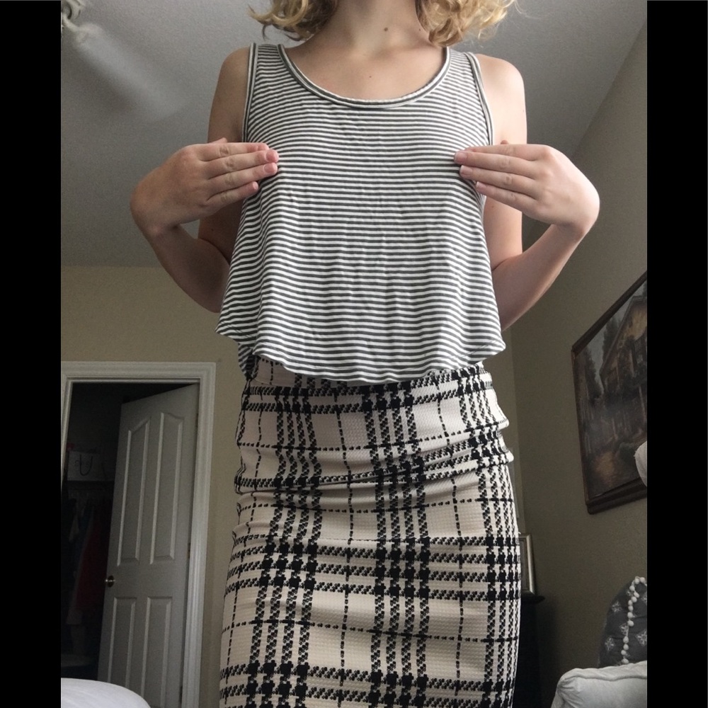 Stripped Crop Top